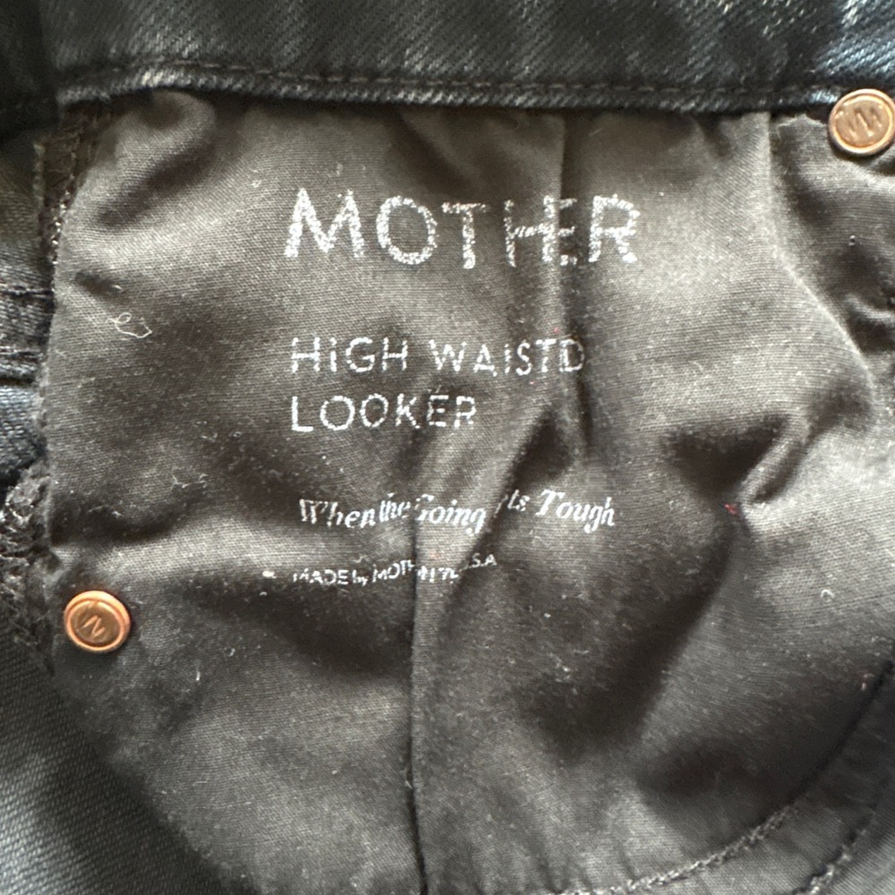 Mother Jeans High Waisted Looker Sz 28 When the Going Gets Tough Stretch Denim - Picture 3 of 8